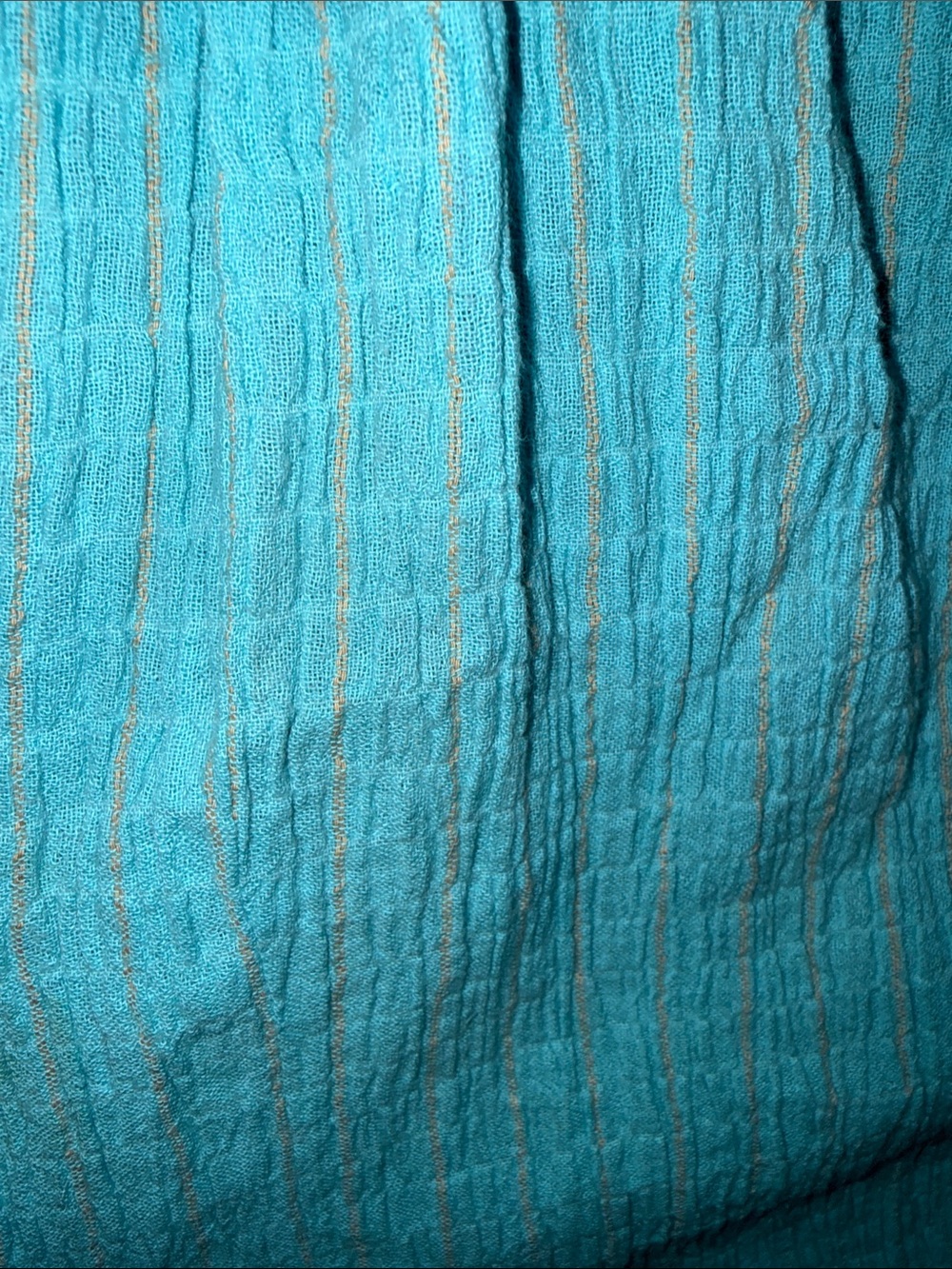 Mara Hoffman Swim Halter Maxi Dress Aqua Turquoise Textured Gauze Small - Picture 7 of 11